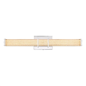 Living District Ivaan 24&quot Led Wall Sconce in Chrome