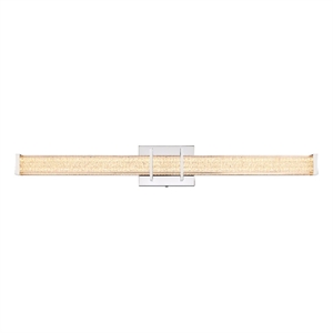 Living District Ivaan 31&quot Led Wall Sconce in Chrome