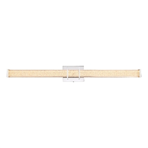Living District Ivaan 36&quot Led Wall Sconce in Chrome