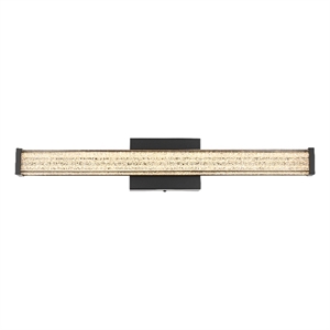 Living District Jaxx 24&quot Led Wall Sconce in Black