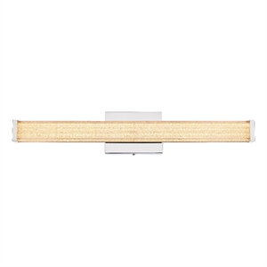 Living District Jaxx 24&quot Led Wall Sconce in Chrome