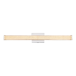 Living District Jaxx 31&quot Led Wall Sconce in Chrome