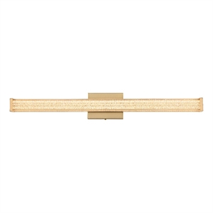 Living District Jaxx 31&quot Led Wall Sconce in Satin Gold