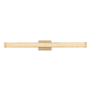 Living District Jaxx 36&quot Led Wall Sconce in Satin Gold