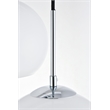 Living District Baxter 7 Lights Chrome Pendant With Frosted White Glass