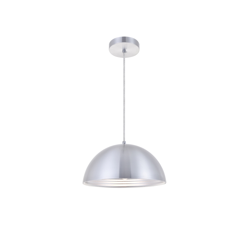Living District Circa 1 Light Burnished Nickel Pendant