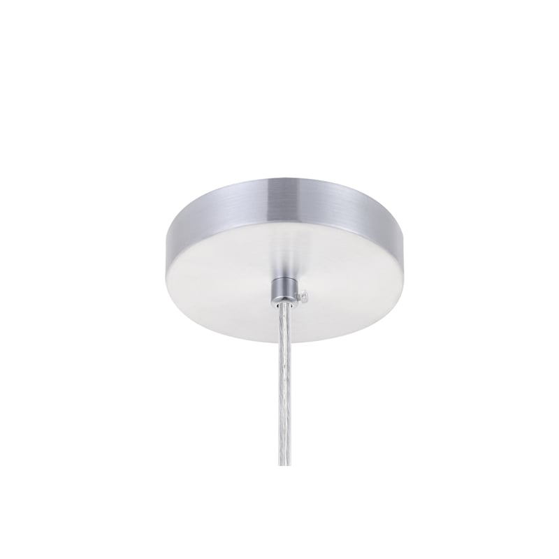 Living District Circa 1 Light Burnished Nickel Pendant