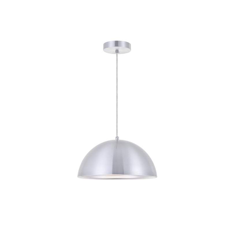 Living District Circa 1 Light Burnished Nickel Pendant