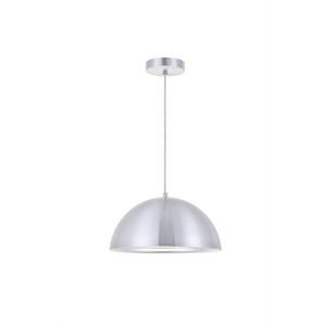 Living District Circa 1 Light Burnished Nickel Pendant