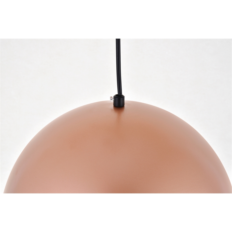 Living District Circa 1 Light Honey Gold Pendant