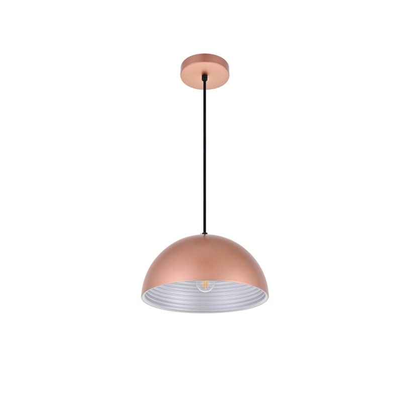 Living District Circa 1 Light Honey Gold Pendant