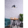 Living District Circa 1 Light Burnished Nickel Pendant