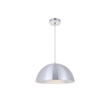 Living District Circa 1 Light Burnished Nickel Pendant
