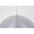 Living District Circa 1 Light Burnished Nickel Pendant