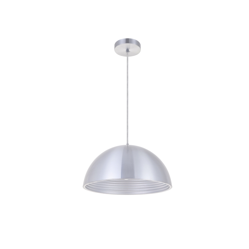 Living District Circa 1 Light Burnished Nickel Pendant
