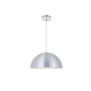 Living District Circa 1 Light Burnished Nickel Pendant