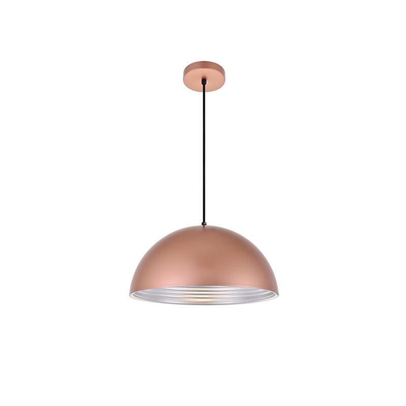 Living District Circa 1 Light Honey Gold Pendant