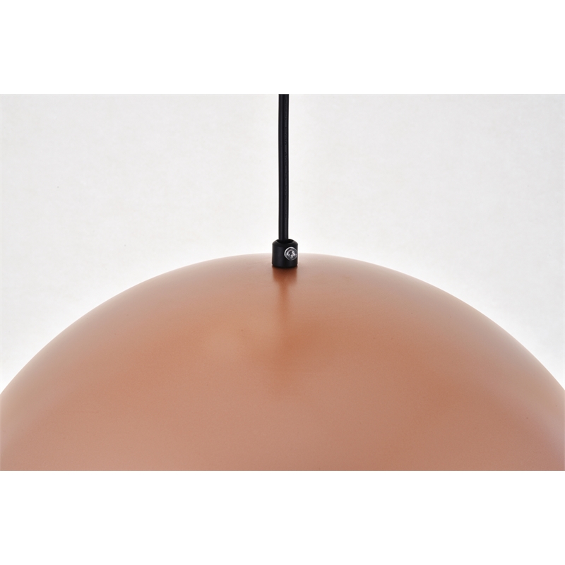 Living District Circa 1 Light Honey Gold Pendant