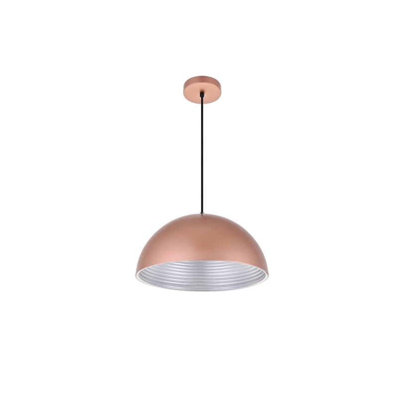 Living District Circa 1 Light Honey Gold Pendant