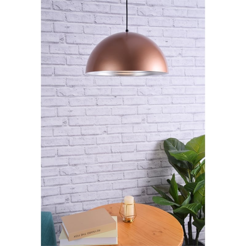 Living District Circa 1 Light Honey Gold Pendant