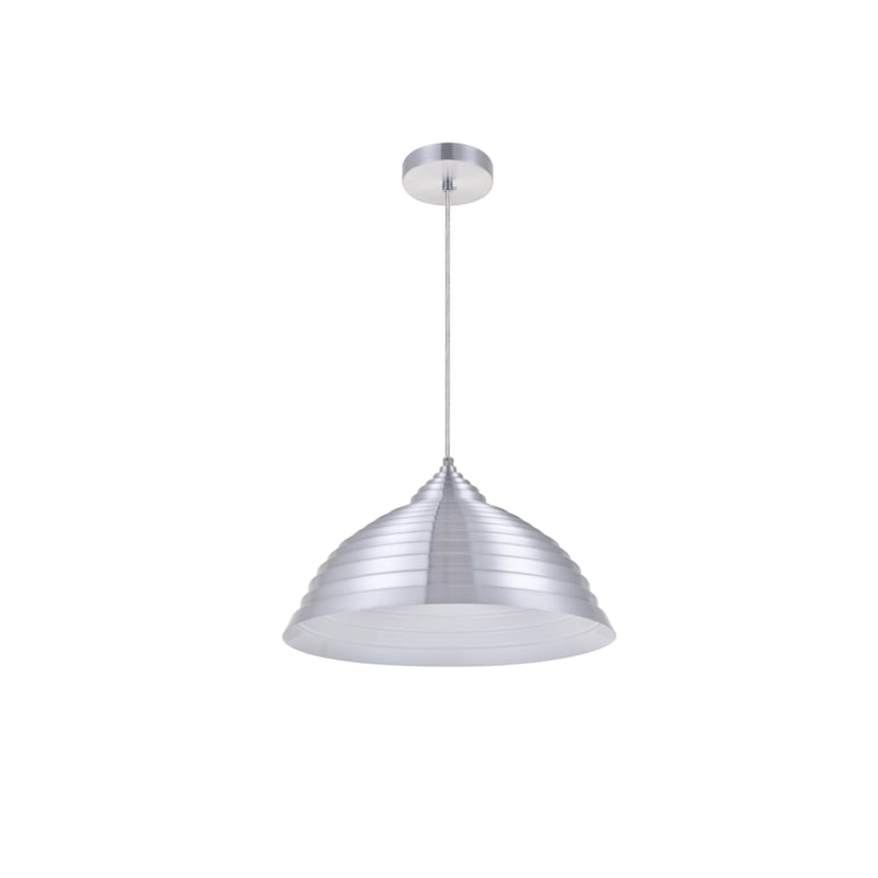 Living District Circa 1 Light Burnished Nickel Pendant