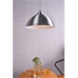 Living District Circa 1 Light Burnished Nickel Pendant