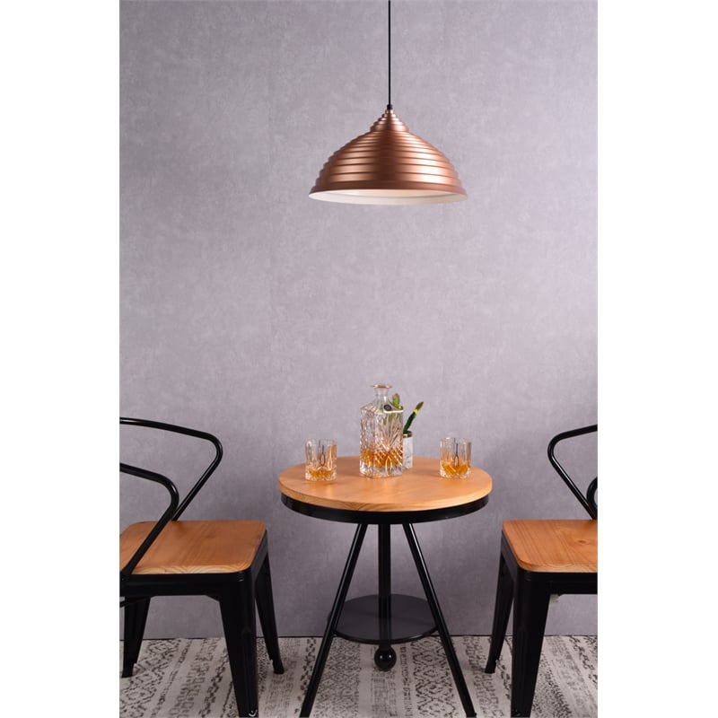 Living District Circa 1 Light Honey Gold Pendant