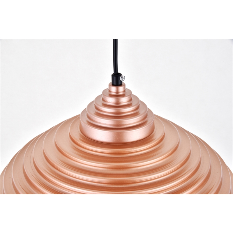 Living District Circa 1 Light Honey Gold Pendant