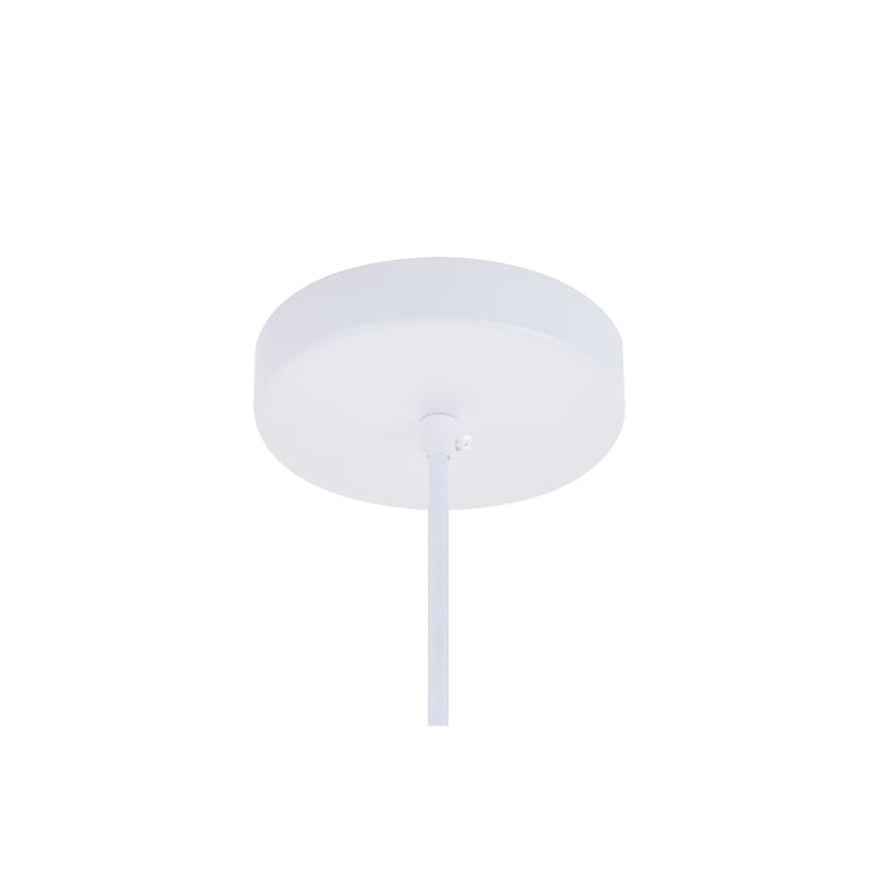 Living District Circa 1 Light White Pendant