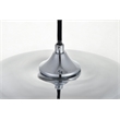 Living District Ashwell 1 Light Chrome Pendant With Clear Glass