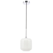 Living District Collier 1 Light Chrome and Frosted White Glass Pendant