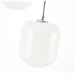 Living District Collier 3 Light Chrome and Frosted White Glass Pendant