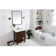 Living District Collier 1 Light Chrome and Clear Glass Wall Sconce