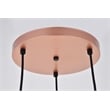Living District Aiken 3 Light Honey Gold Pendant