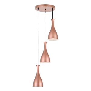 Living District Aiken 3 Light Honey Gold Pendant