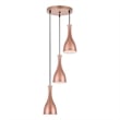 Living District Aiken 3 Light Honey Gold Pendant