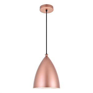 Living District Kenneth 1 Light Honey Gold Pendant