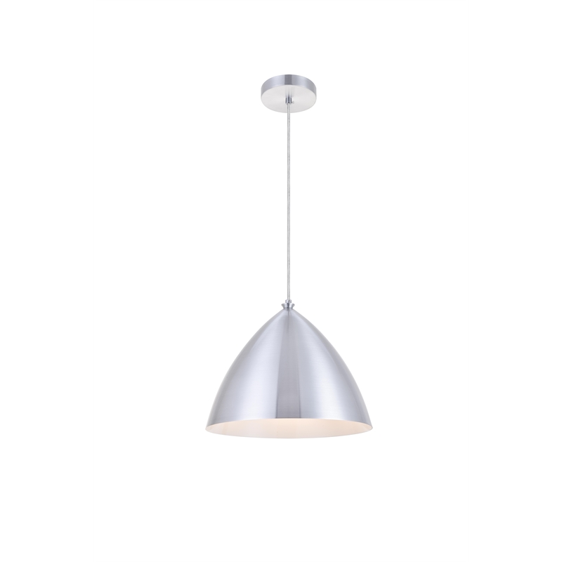 Living District Kenneth 1 Light Burnished Nickel Pendant
