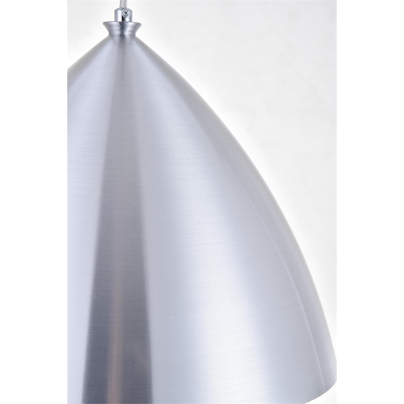 Living District Kenneth 1 Light Burnished Nickel Pendant