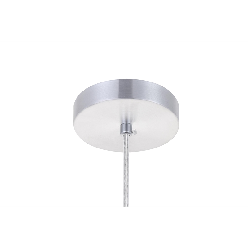 Living District Kenneth 1 Light Burnished Nickel Pendant