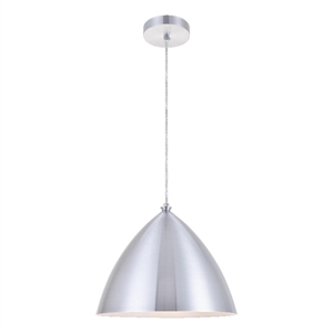 Living District Kenneth 1 Light Burnished Nickel Pendant