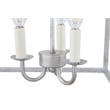 Living District Eclipse 3 Light Vintage Silver Pendant