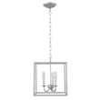 Living District Eclipse 3 Light Vintage Silver Pendant