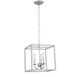 Living District Eclipse 3 Light Vintage Silver Pendant
