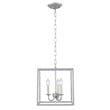 Living District Eclipse 3 Light Vintage Silver Pendant