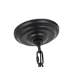 Living District Eclipse 4 Light Brass and Black Pendant
