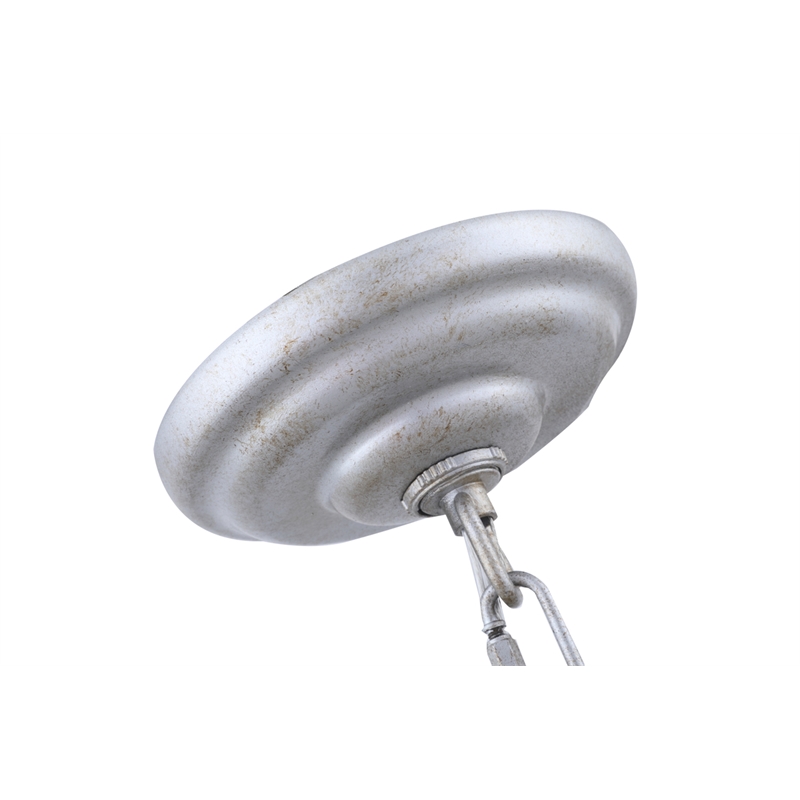 Living District Eclipse 4 Light Vintage Silver Pendant