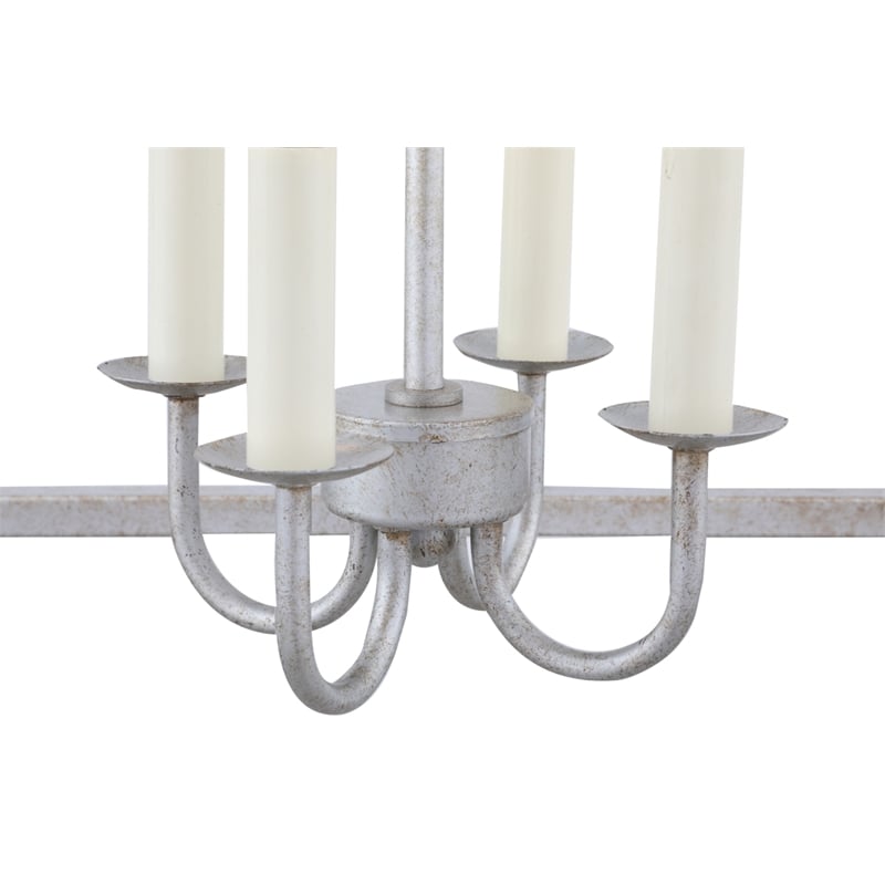 Living District Eclipse 4 Light Vintage Silver Pendant
