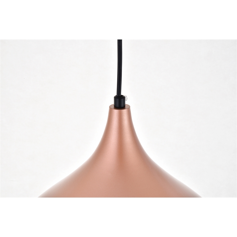 Living District Circa 1 Light Honey Gold Pendant