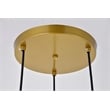 Living District Modesta 3 Light Brass Pendant